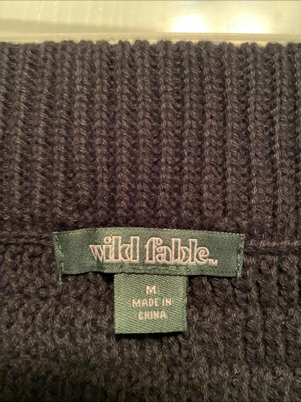 Wild Fable Black Knit Skirt with Red Cherry Embroidery…size M - Picture 4 of 5